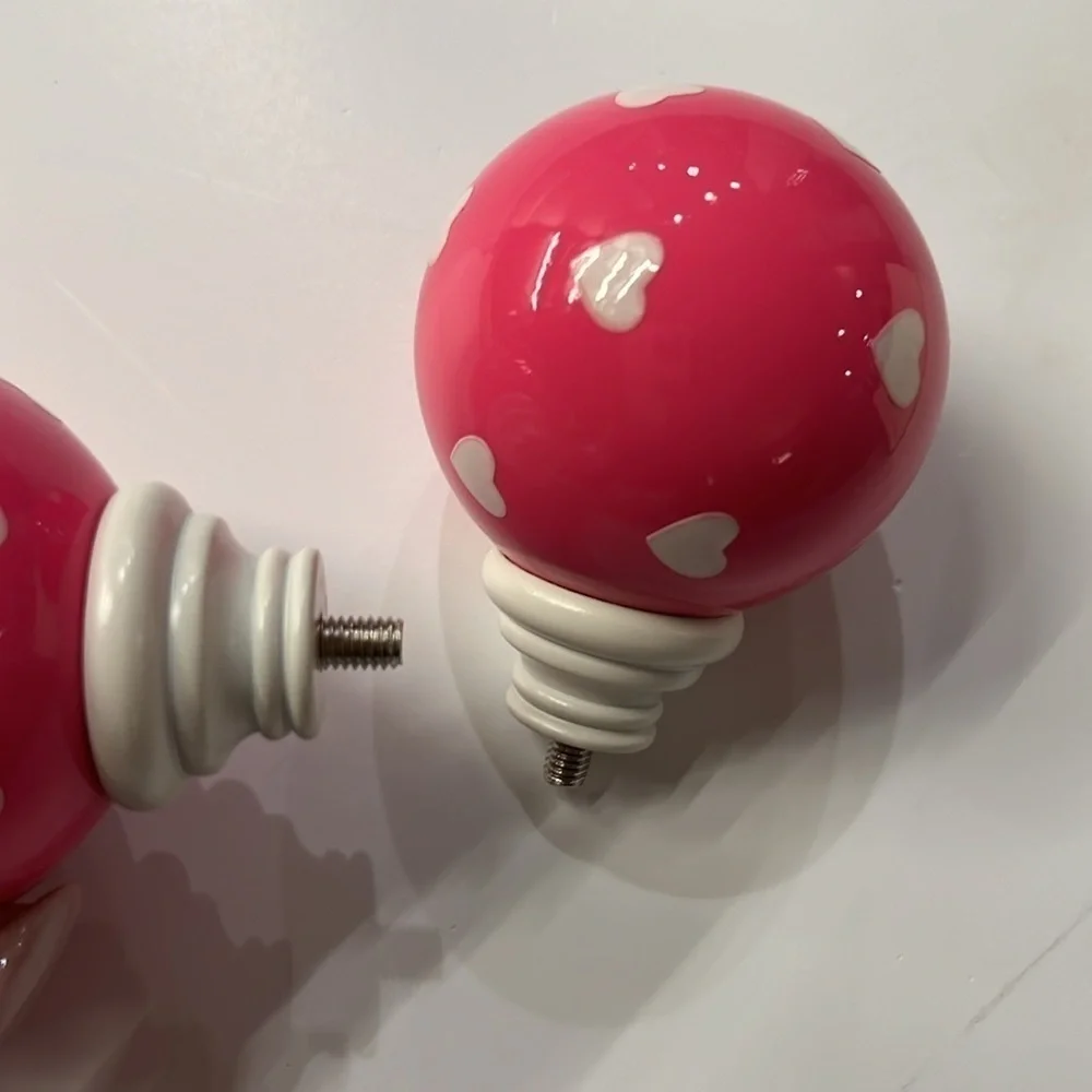 Pottery barn Kids Round Glass/Ceramic Finials!